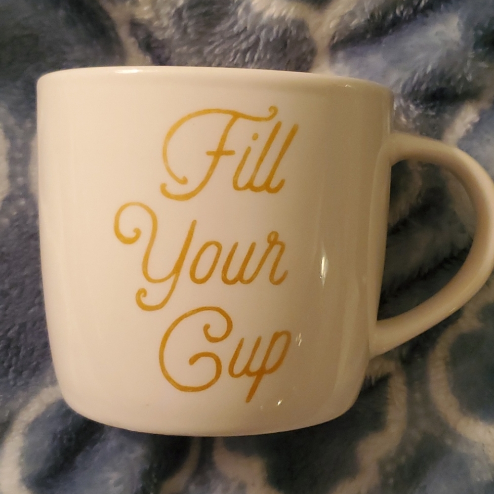 EUC Starbucks "Fill Your Cup" coffee mug A1